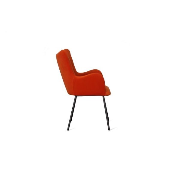 Modrest Judith - Modern Red Dining Chair - Image 4