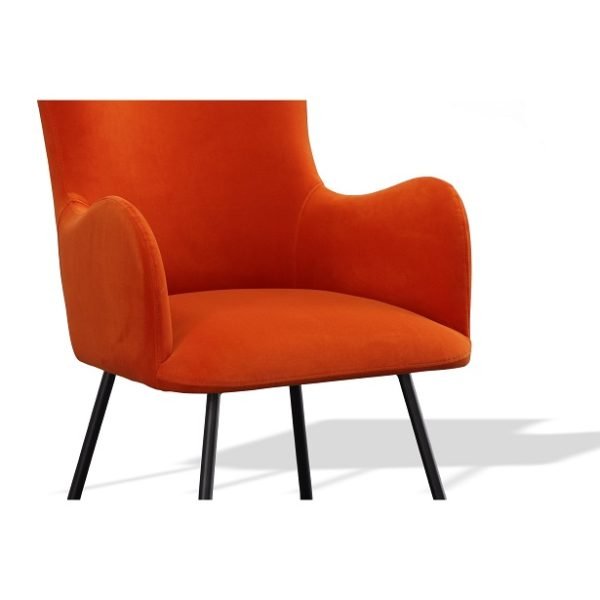 Modrest Judith - Modern Red Dining Chair - Image 5