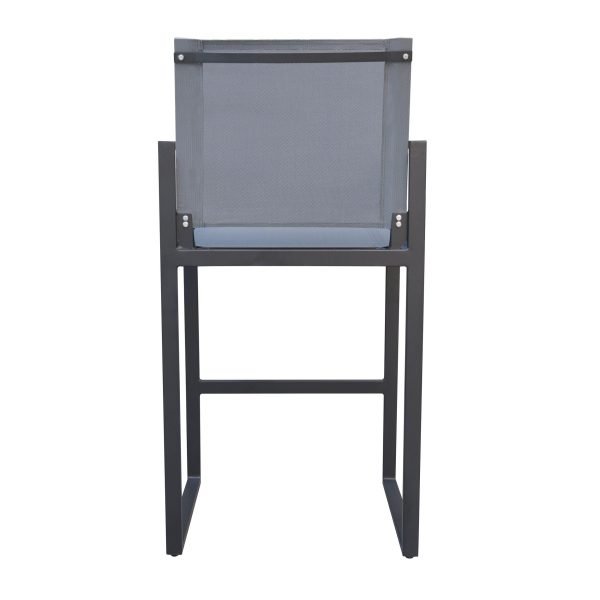 Renava Kayak - Modern Charcoal Outdoor Bar Stool - Image 5