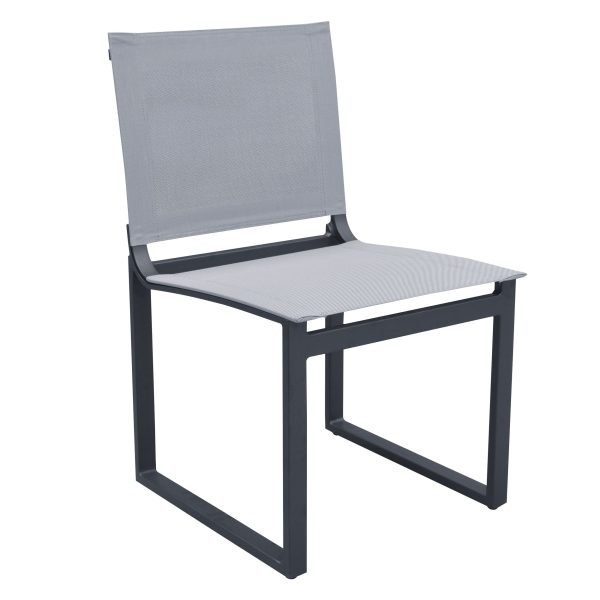 Renava Kayak - Modern Outdoor Dark Charcoal Dining Chair (Set of 2) - Image 2