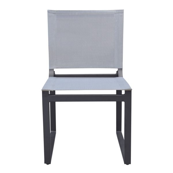 Renava Kayak - Modern Outdoor Dark Charcoal Dining Chair (Set of 2) - Image 3