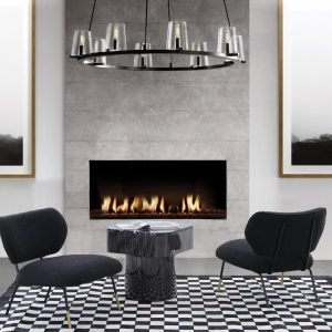 Modrest - Kendall Modern Black Fabric Accent Chair