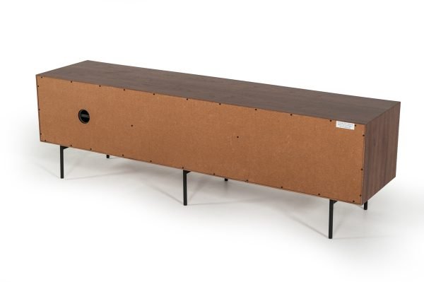Modrest Kenny Modrest Walnut & Grey TV Stand