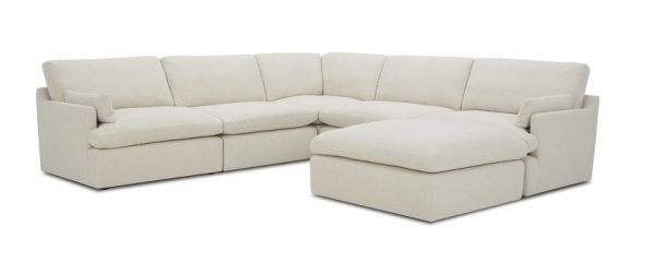 Divani Casa Danica - Modern Grey Sectional Sofa - Image 2