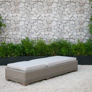 Renava Knox Outdoor Wicker Sunbed