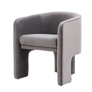 Modrest Kyle Modern Dark Grey Accent Chair