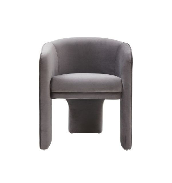 Modrest Kyle Modern Dark Grey Accent Chair - Image 2