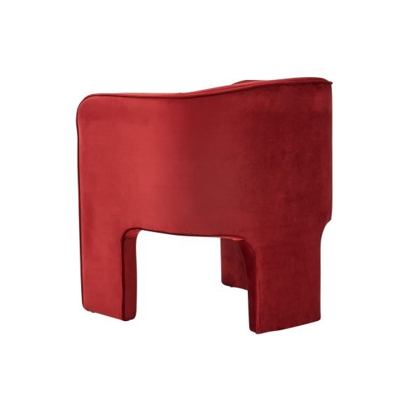 Modrest Kyle Modern Burnt Orange Accent Chair - Image 4