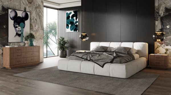 Modrest Lamont - Modern Fabric Bed - Image 3