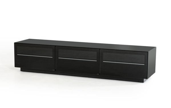 Modrest Landon Contemporary Black TV Stand