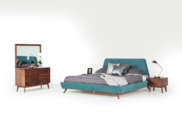 Modrest Lewis Mid-Century Modern Walnut Dresser - Image 4