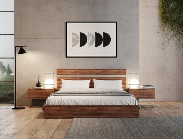 Nova Domus Lorenzo Italian Modern Light Oak Bed - Image 3