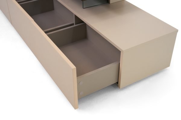 Modrest Loreta Modern Smoked Oak TV Stand - Image 4