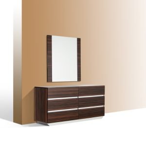 Modrest Luxor Italian Modern Ebony Mirror