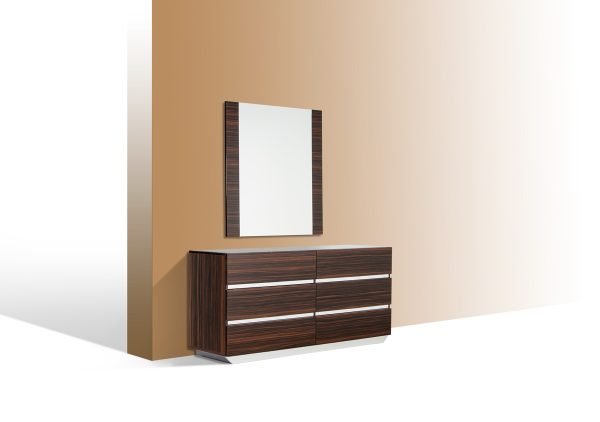 Modrest Luxor Italian Modern Ebony Mirror