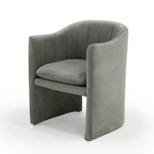 Modrest Danube Modern Grey Fabric Dining Chair