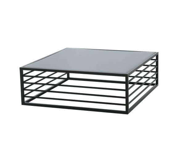 Modrest Malvo - Modern Black + Glass Coffee Table