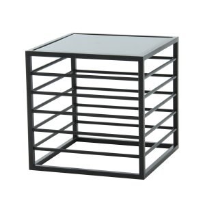Modrest Malvo - Modern Black + Glass End Table
