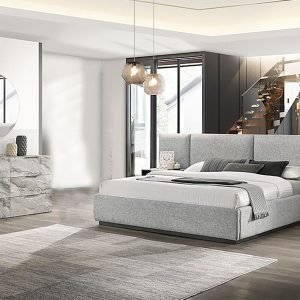 Nova Domus Maranello - Queen Modern Grey Bed Set