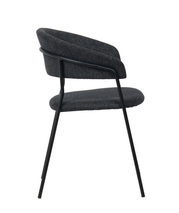 Modrest Marlynn - Modern Dark Grey Dining Chair Set of 2 - Image 3