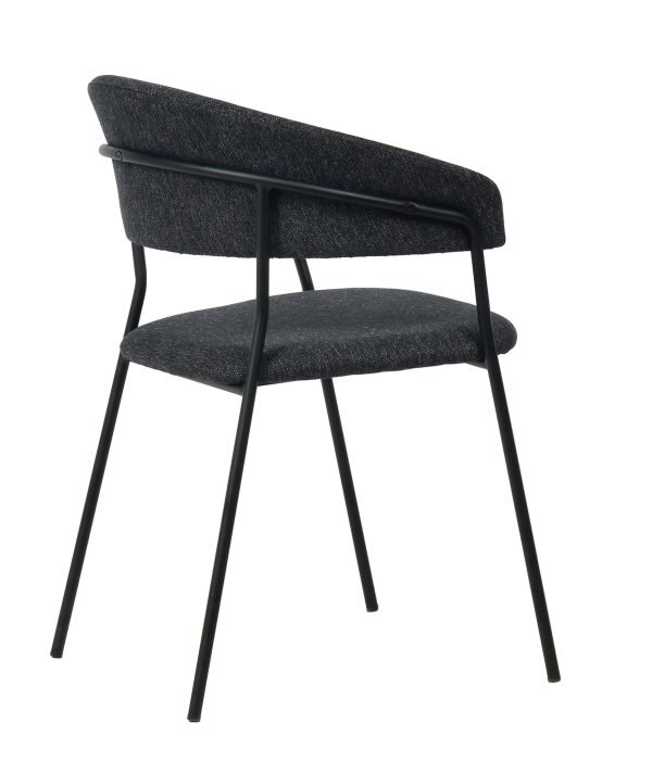 Modrest Marlynn - Modern Dark Grey Dining Chair Set of 2 - Image 4