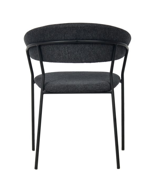 Modrest Marlynn - Modern Dark Grey Dining Chair Set of 2 - Image 5