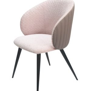 Modrest Marnie - Contemporary Gray + Cream Dining Chair