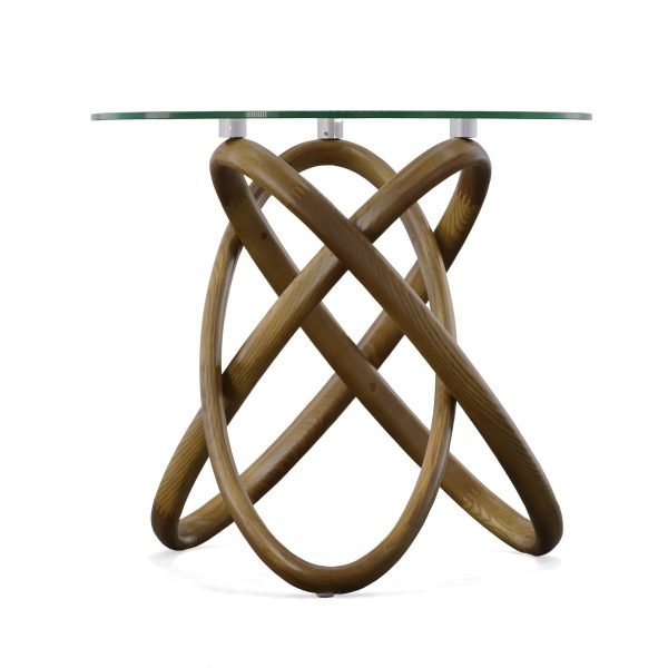 Modrest Mason - Modern Class + Walnut Side Table - Image 4