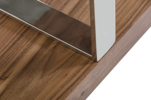 Modrest Maze Modern Walnut Bookcase - Image 2