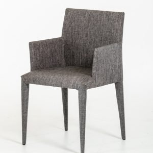 Modrest Medford Mid-Century Grey Fabric Dining Chair