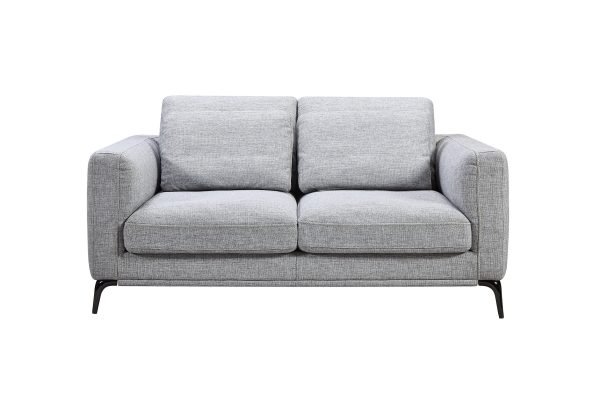 Divani Casa Beaman - Modern Grey Fabric Sofa Set - Image 5