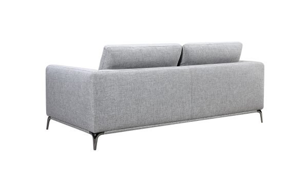 Divani Casa Beaman - Modern Grey Fabric Sofa Set - Image 4