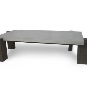 Modrest Milton - Dark Grey & Walnut Coffee Table