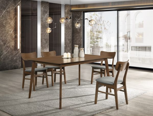 Modrest Castillo Modern Walnut Dining Table