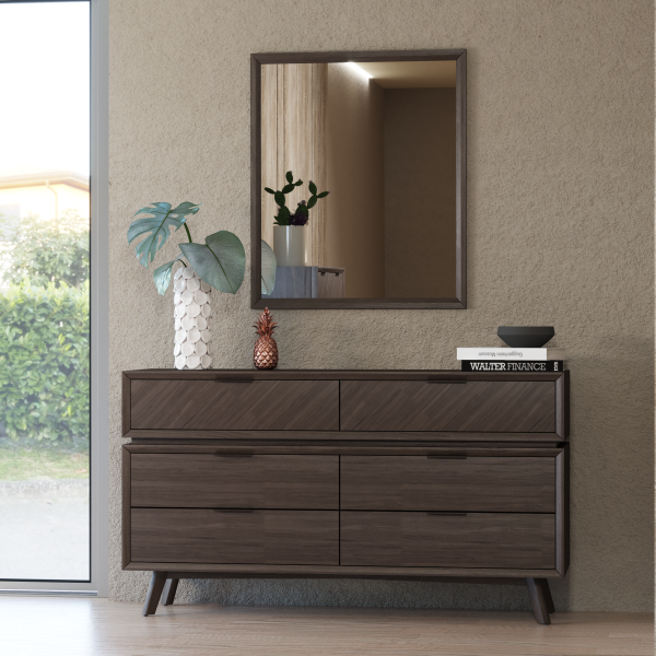 Modrest Roger - Mid-century Acacia Mirror - Image 2
