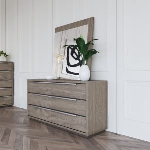 Modrest Samson - Contemporary Grey and Silver Dresser