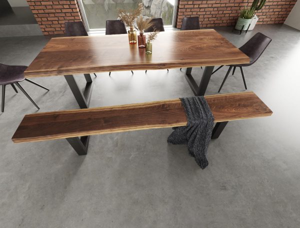 Modrest Taylor - X-Large 102" Modern Live Edge Dining Bench - Image 2