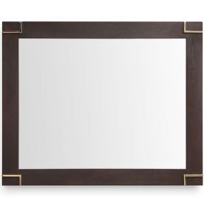 Modrest Moontide - Modern Smoked Ash & Gold Mirror