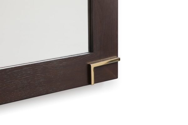 Modrest Moontide - Modern Smoked Ash & Gold Mirror - Image 5