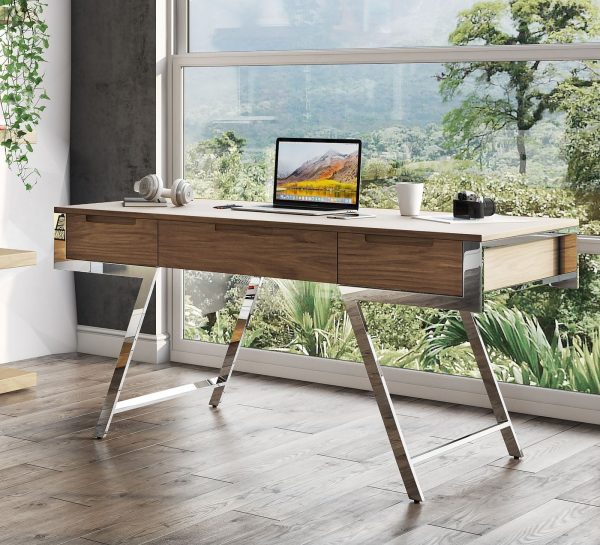 Modrest Dessart - Modern Walnut Veneer Desk - Image 5