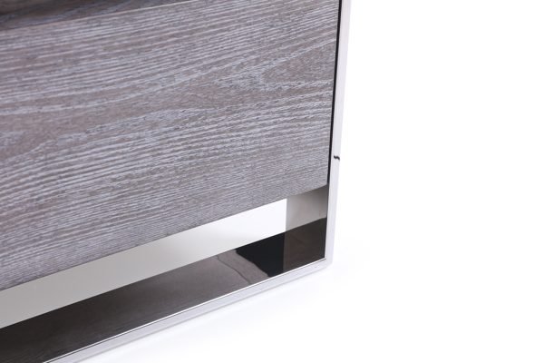 Modrest Arlene Modern Grey Elm Nightstand - Image 5
