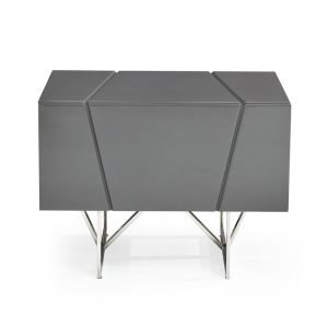 Modrest Chrysler Modern Grey Bedroom Set