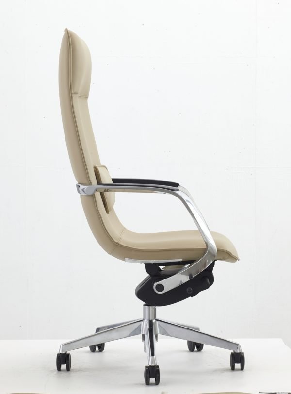 Modrest - Nadella Modern Beige High Back Executive Office Chair - Image 3