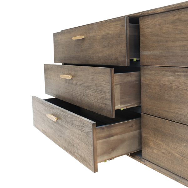 Modrest Novak Modern Dark Oak Dresser - Image 3