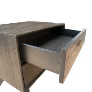 Modrest Novak Modern Dark Oak Nightstand