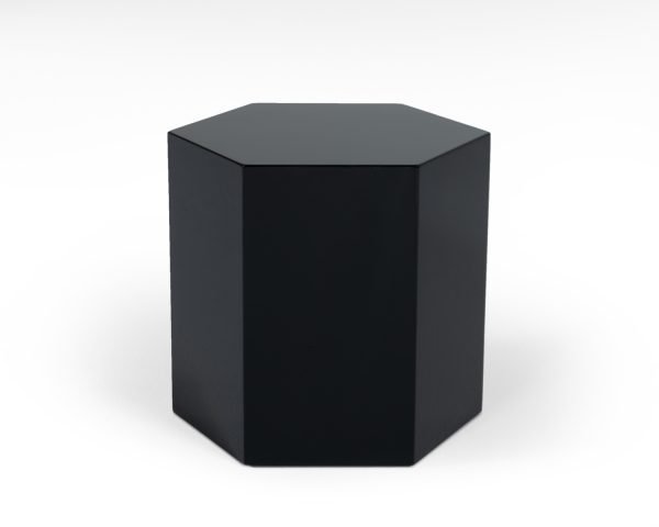 Modrest Newmont - Medium Black High Gloss End Table - Image 4