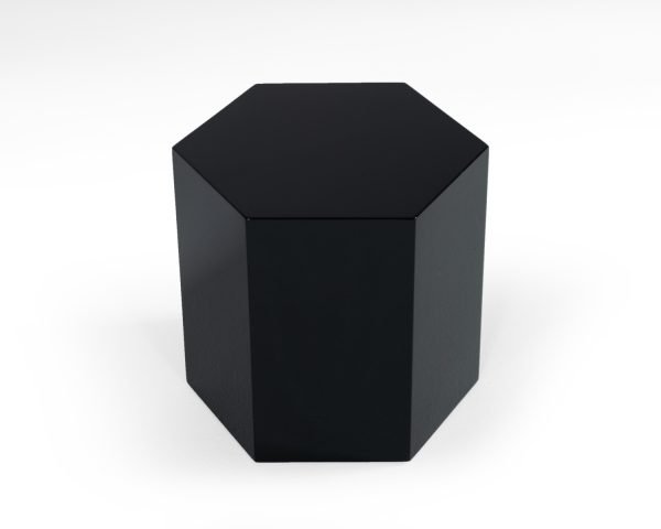 Modrest Newmont - Medium Black High Gloss End Table - Image 5