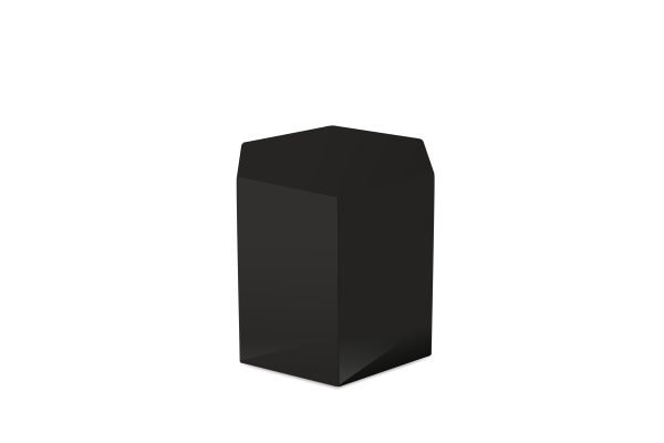 Modrest Newmont - Medium Black High Gloss End Table - Image 2