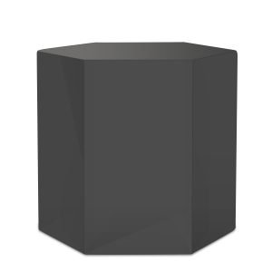 Modrest Newmont - Medium Grey High Gloss End Table