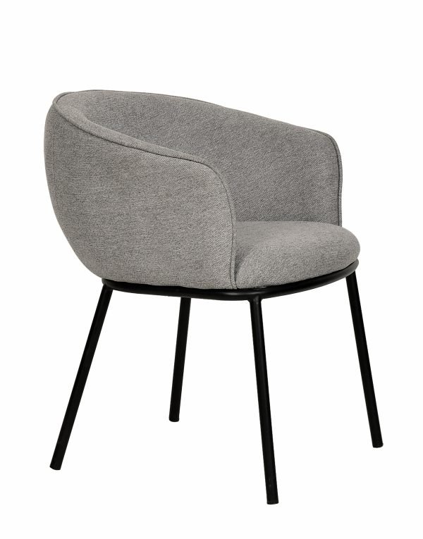 Modrest Nillie - Modern Grey Dining Chair - Image 3